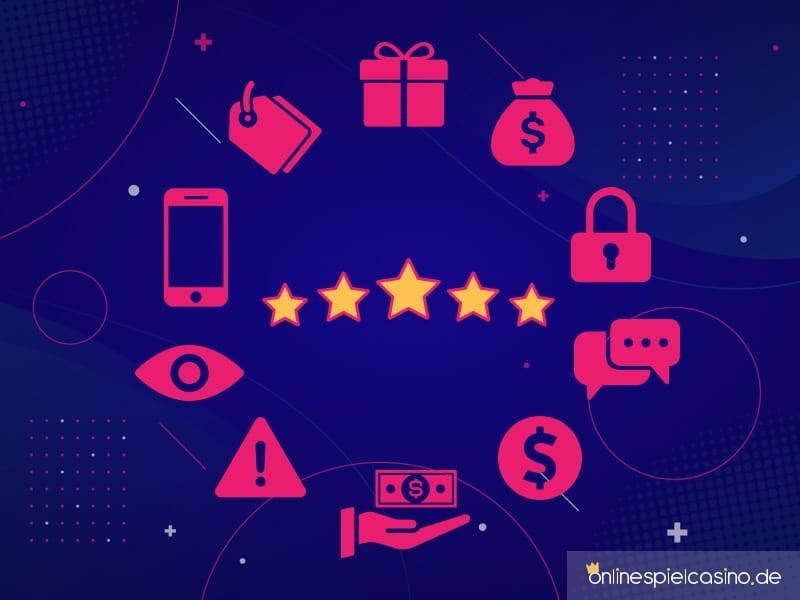 Test criteria of Onlinespielcasino.de