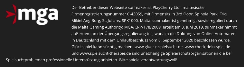 Reference to transitional regulation of sunmaker